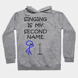 Stick Figure Singing Hoodie